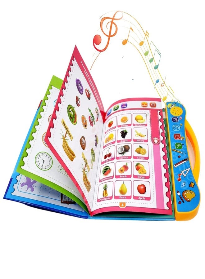 BeFunky Intelligence Book English Letters & Words Learning Sound Book, Fun Educational Toys. Activities with Numbers, Shapes, Animals Phonetic Learning Book for Toddlers - Image 2